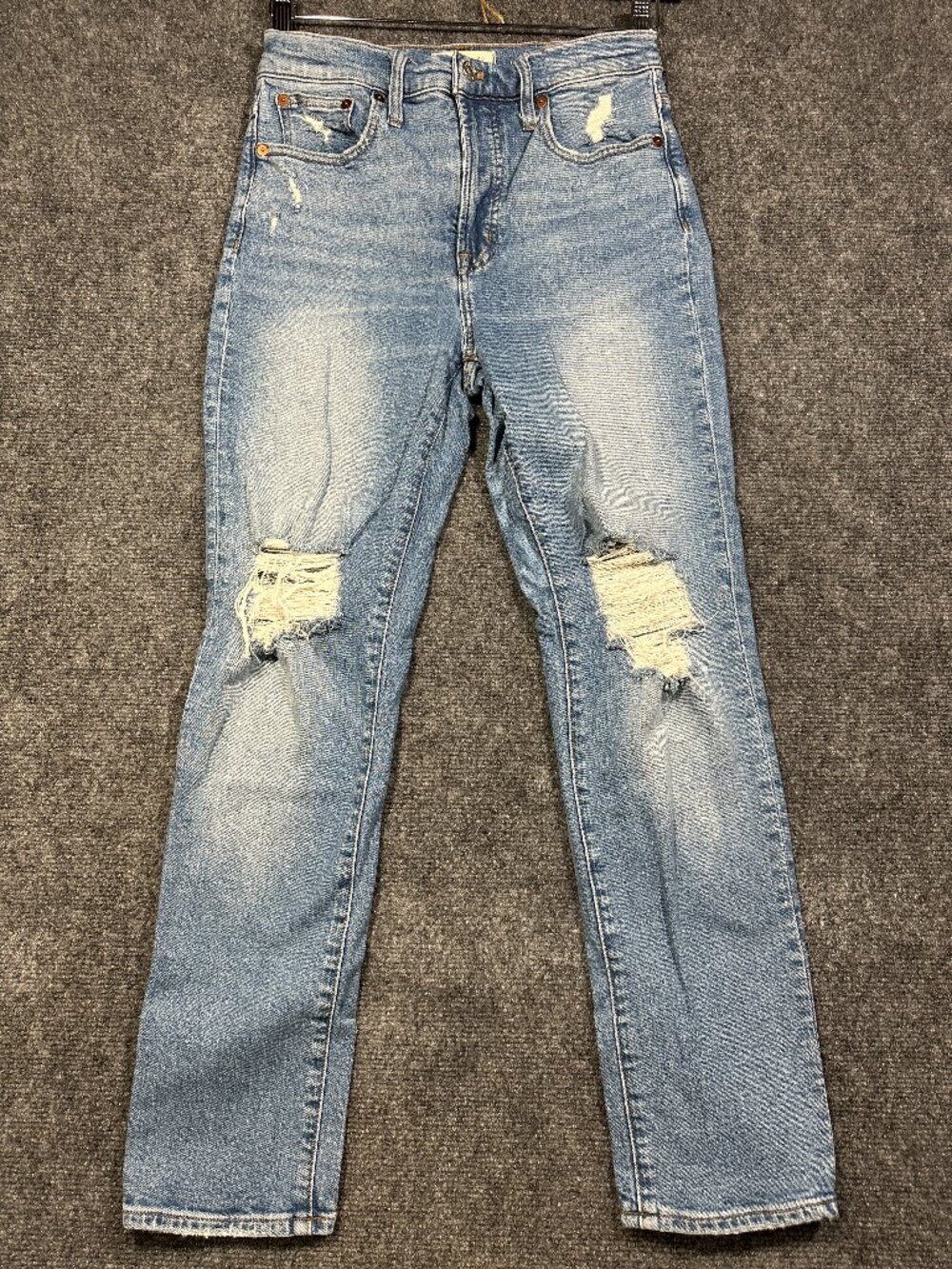 Madewell Jeans Womens 26 The Perfect Vintage Jeans Distressed Cotton Stretch